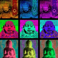 colored buddha contact for website