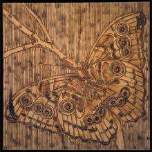MOTH_4_panel-carved_torched_wood_w_encaustic_wax__30x30_
